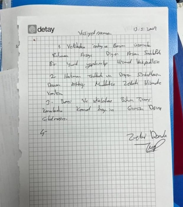 Kasadan vasiyeti çıktı! HAKMAR'ın sahibi mal varlığını FETÖ'ye bırakmış - Resim : 1