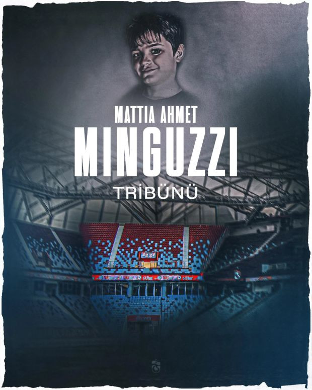 Trabzonspor, Mattia Ahmet Minguzzi'nin ismini tribüne verdi - Resim : 1