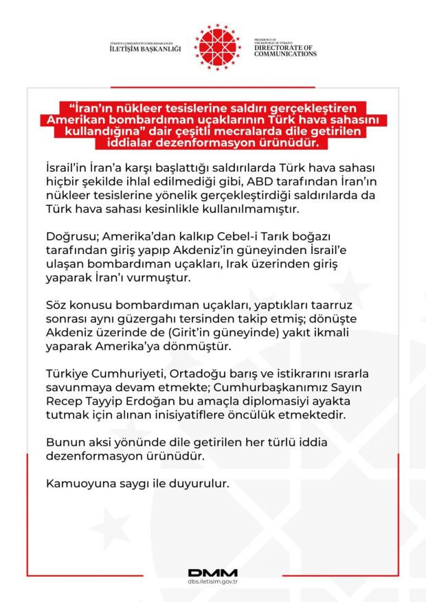 ABD bombardıman uçaklarının Türk hava sahasını kullandığı iddiaları yalanlandı - Resim : 1