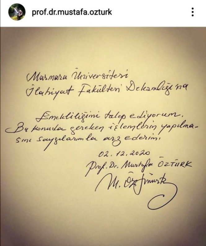 İlahiyatçı Prof. Dr. Mustafa Öztürk, Kur'an-ı Kerim ayetleri hakkındaki tepki çeken sözleri sonrası istifa etti - Resim : 1