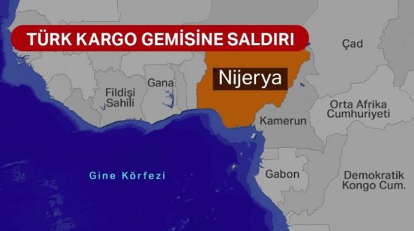 Nijerya açıklarında Türk gemisine saldırı: 10 kişi kaçırıldı - Resim : 1