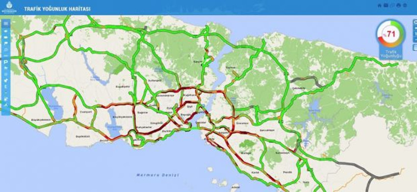 İstanbul trafiğinde son durum: Yüzde 70'i geçti - Resim : 1