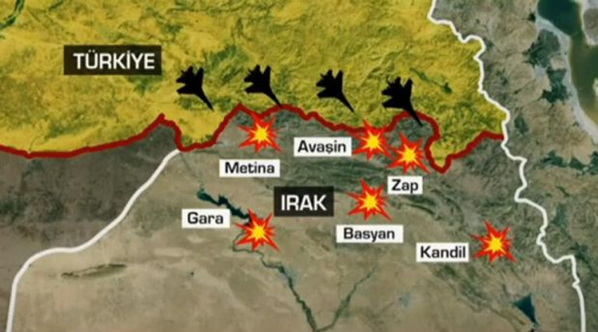 Kuzey Irak'ta geniş çaplı operasyon: Teröristlere ait 460 hedef vuruldu! - Resim : 3