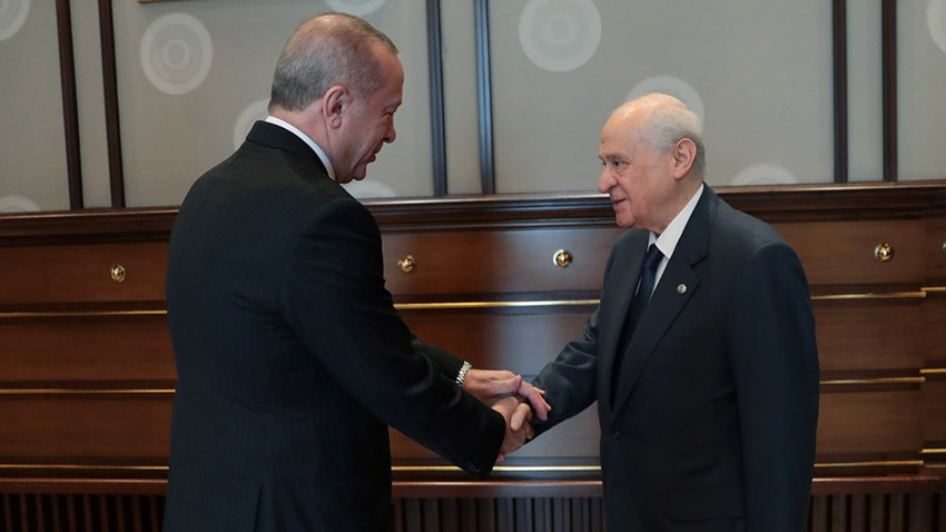Cumhurbaşkanı Erdoğan ile Devlet Bahçeli'nin görüşmesi sona erdi!