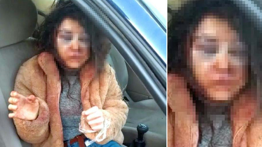 Genç kızı kaçırıp dövdü, tecavüze kalkıştı!