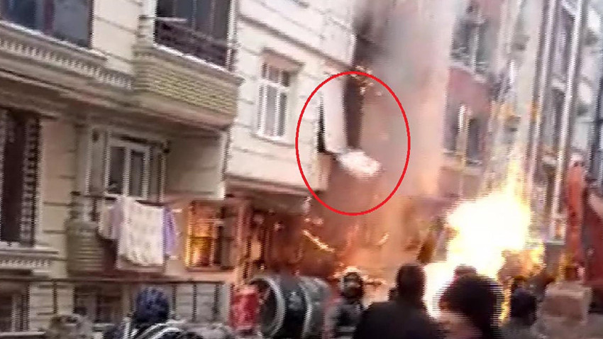 İş makinesi doğal gaz borusunu patlattı!