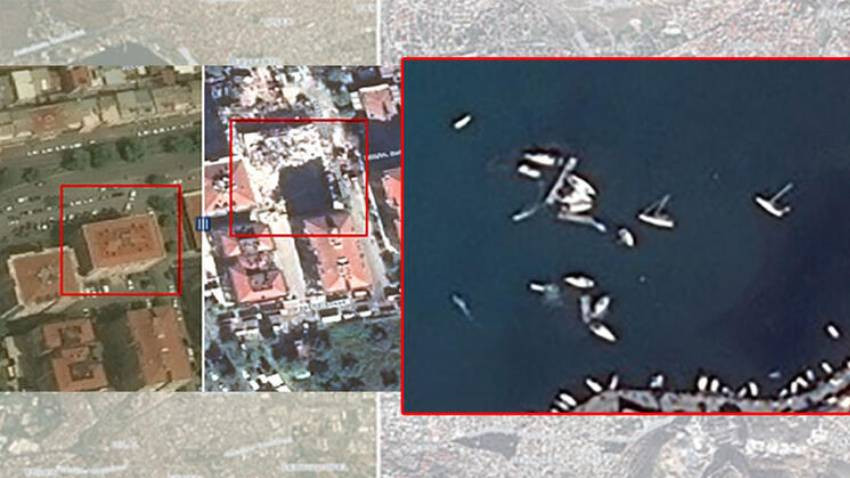 İzmir depremi uzaydan böyle görüntülendi! - F5Haber