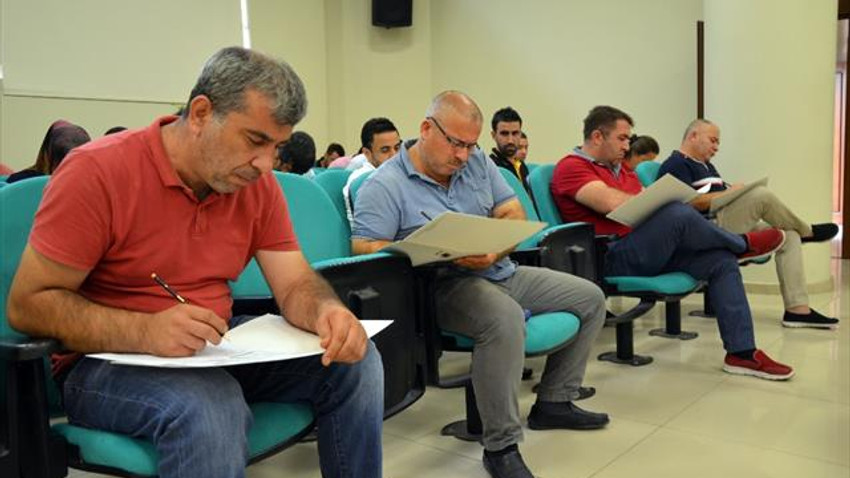 Kebap ustası olmak için sınavda ter döktüler