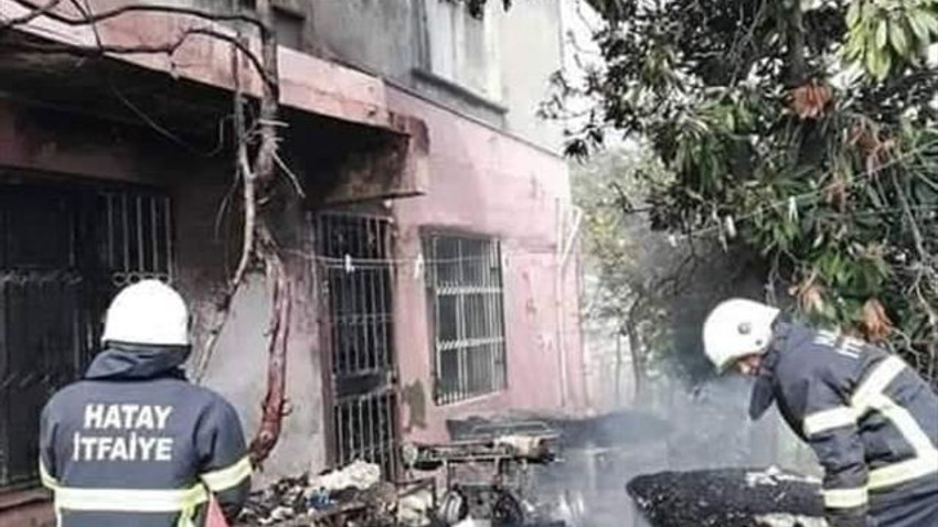 Samandağ’da korkutan yangın