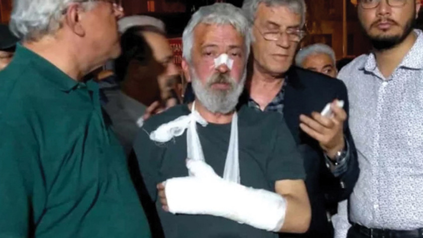 Antalya'da gazeteciye sopalı saldırı
