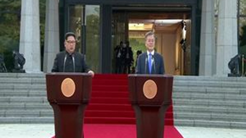 Tarihi anlar yaşanıyor! Kuzey ve Güney Kore barışı ilan etti F5Haber