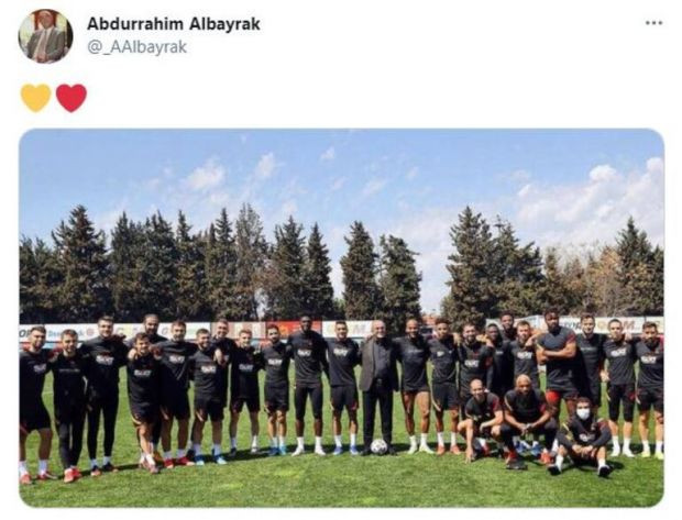 Galatasaray'da Abdurrahim Albayrak'tan imalı paylaşım! - Resim : 1