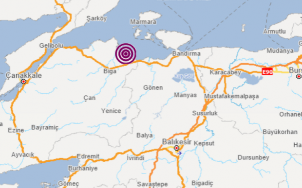 Çanakkale'de korkutan deprem! İstanbul'da da hissedildi - Resim : 1