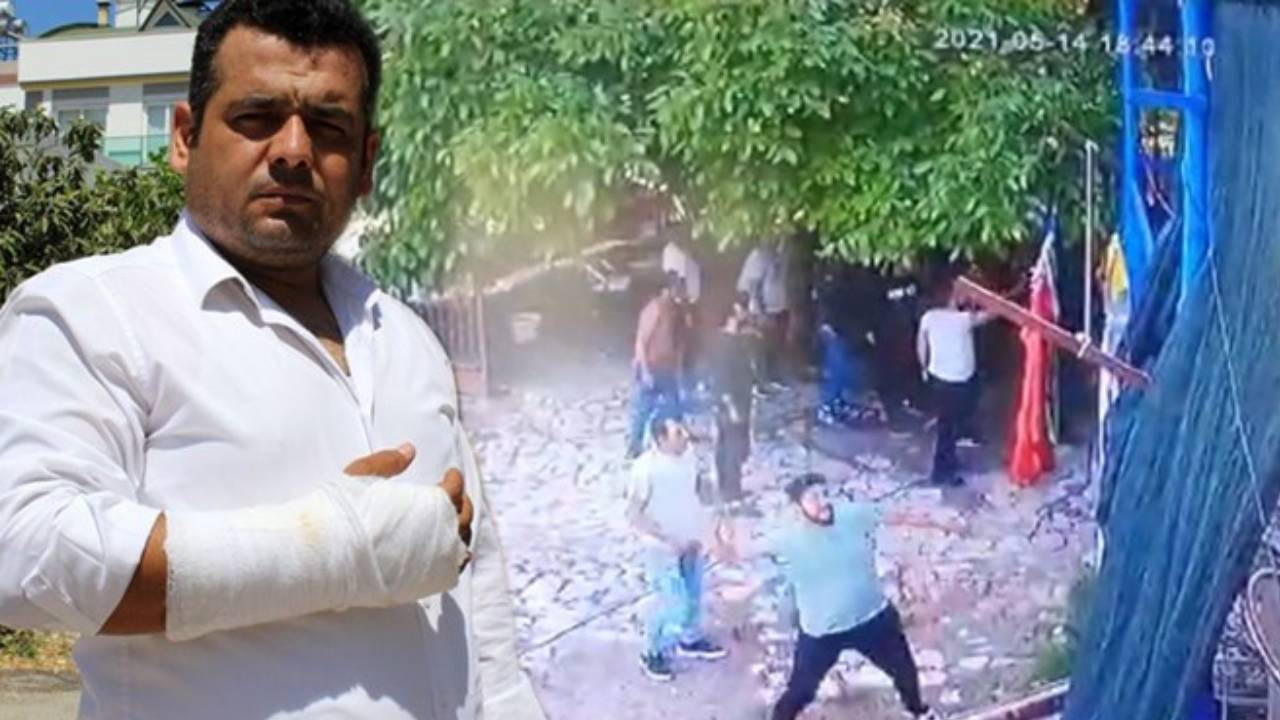 �Evin önünde neden durdunuz� diye sordu Ortalık savaş alanına döndü �Evin önünde neden durdunuz� diye sordu Ortalık savaş alanına döndü