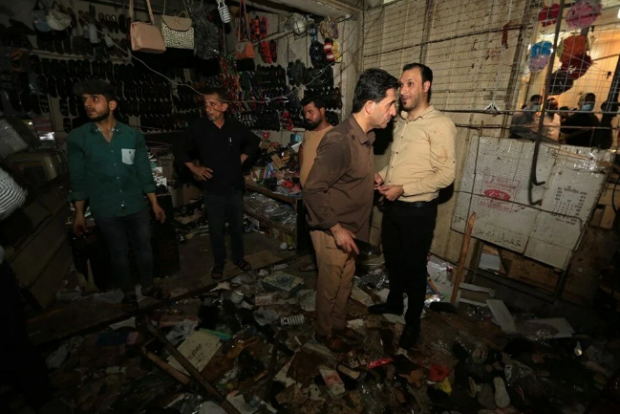 Bağdat'ta patlama 30 kişi öldü, 60 yaralı - Resim : 1
