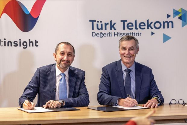 Türk Telekom Net Insight 5G imza töreni. CEO Ümit Önal, CEO Crister Fritzson