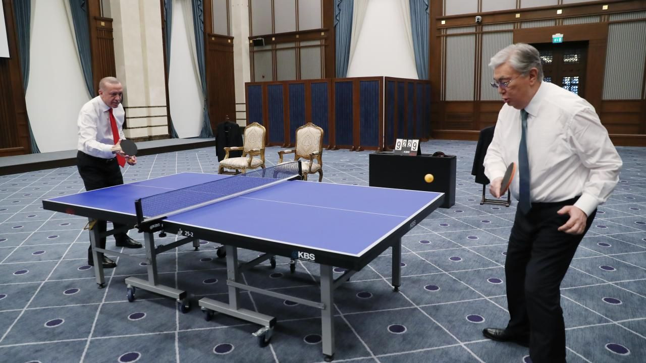 Erdoğan ve Tokayev masa tenisi oynadı - Sayfa 2