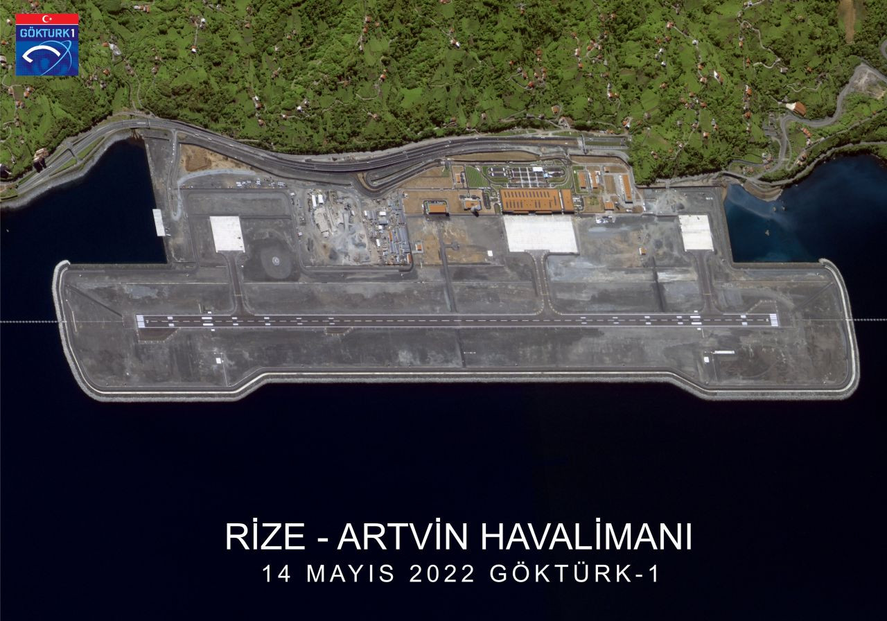 Rize-Artvin Havalimanı, Göktürk-1 uydusu ile görüntülendi - Sayfa 1