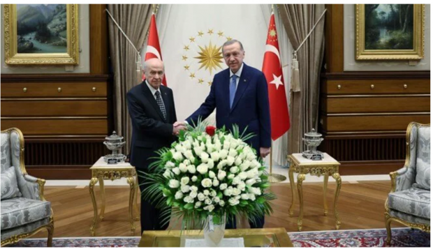 Beştepe'de Erdoğan-Bahçeli görüşmesi: 20 günde ikinci kez bir araya geldiler! - Resim : 1