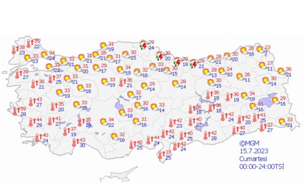 Türkiye için sıcak hava uyarısı: 35 derecenin üzerine çıkacak - Resim : 4