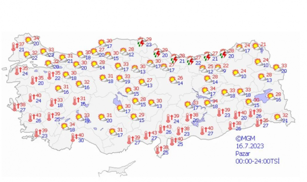 Türkiye için sıcak hava uyarısı: 35 derecenin üzerine çıkacak - Resim : 5