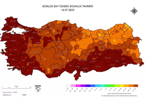 AKOM'dan 'çöl sıcakları' uyarısı: 2 gün etkili olacak - Resim : 1