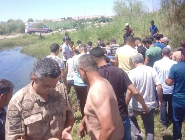 Çocuklarını kurtarmak isterken öldü! Fırat Nehri’nde acı olay - Resim : 1