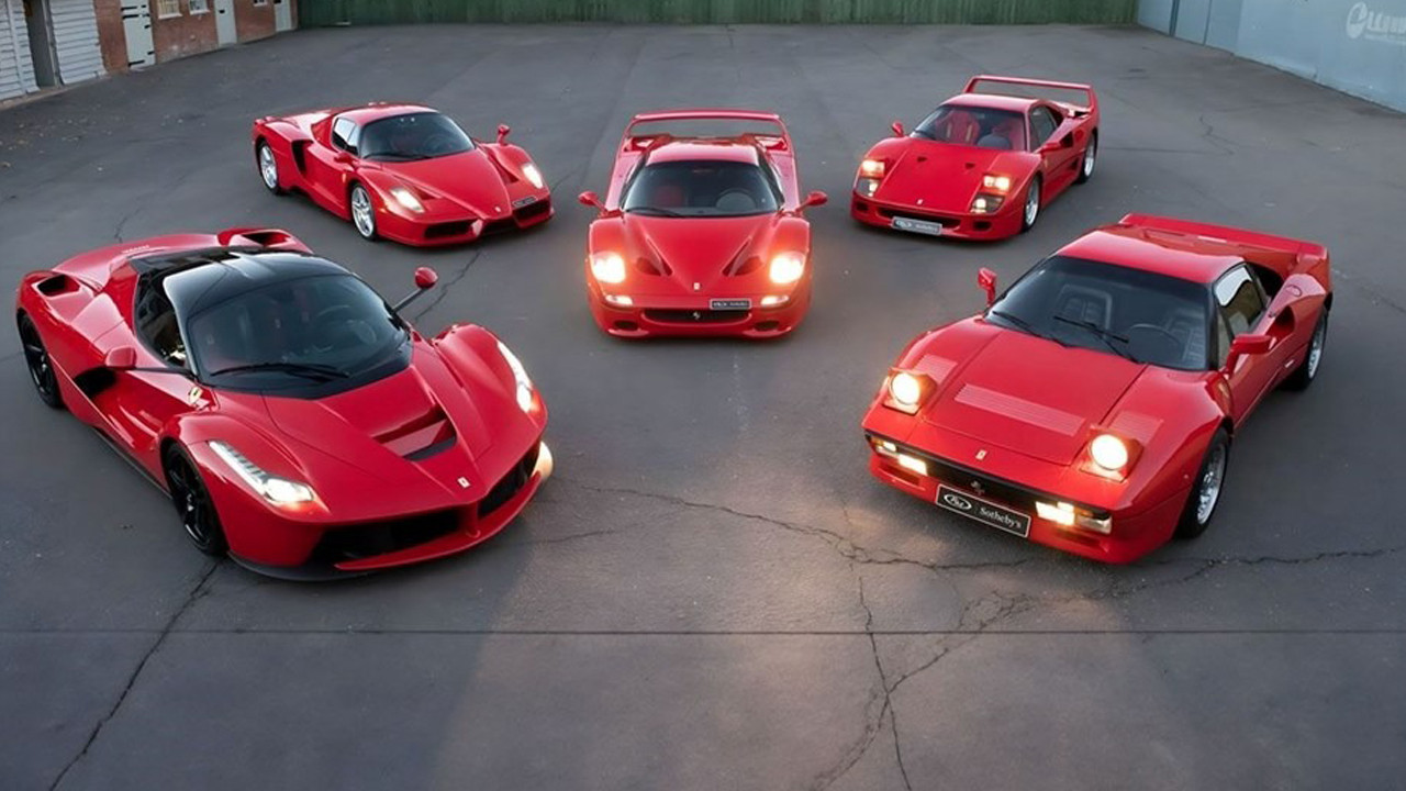 5 efsane Ferrari modeli satışa çıkıyor: Bu koleksiyon servet değerinde!