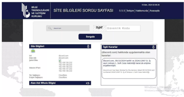 Discord'a erişim engeli getirildi: 'Toplumsal yapımızın temelini sarsmaya yönelik girişimlere asla müsaade etmeyeceğiz' - Resim : 1