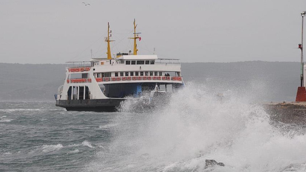 Marmara'da lodos şiddetini artırdı: Şehir hatları, İDO ve BUDO'dan sefer iptalleri