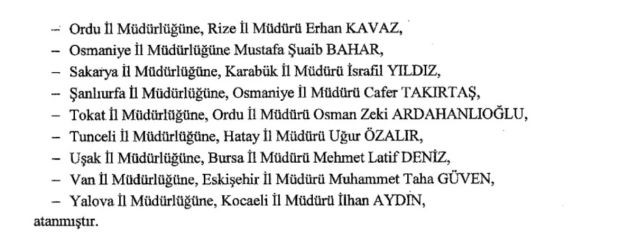 Atama ve görevden alma kararları Resmi Gazete'de - Resim : 2