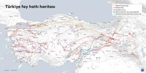 Deprem riski yüksek 30 fay hattı tespit edildi - Resim : 1