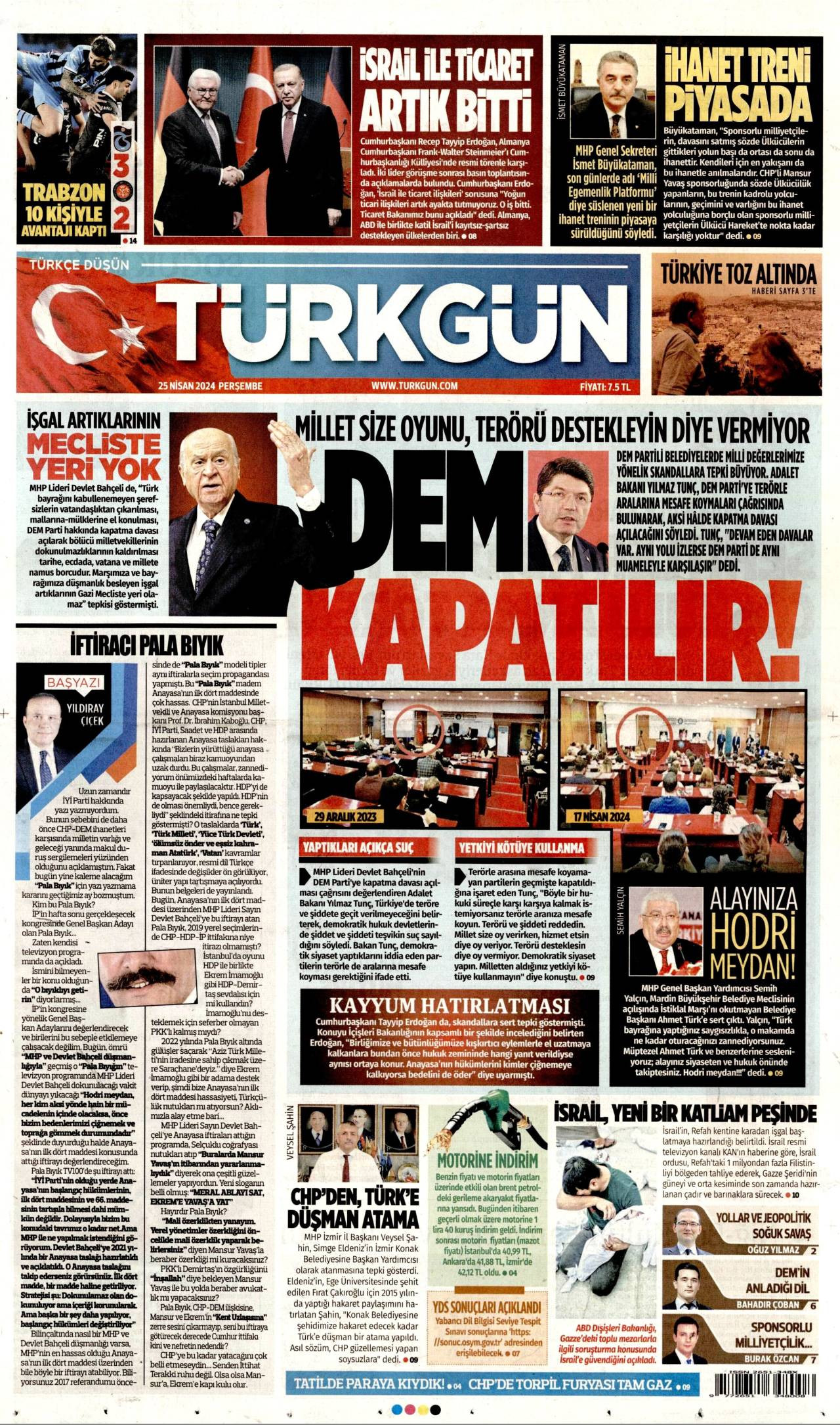 Türkgün gazetesi oku