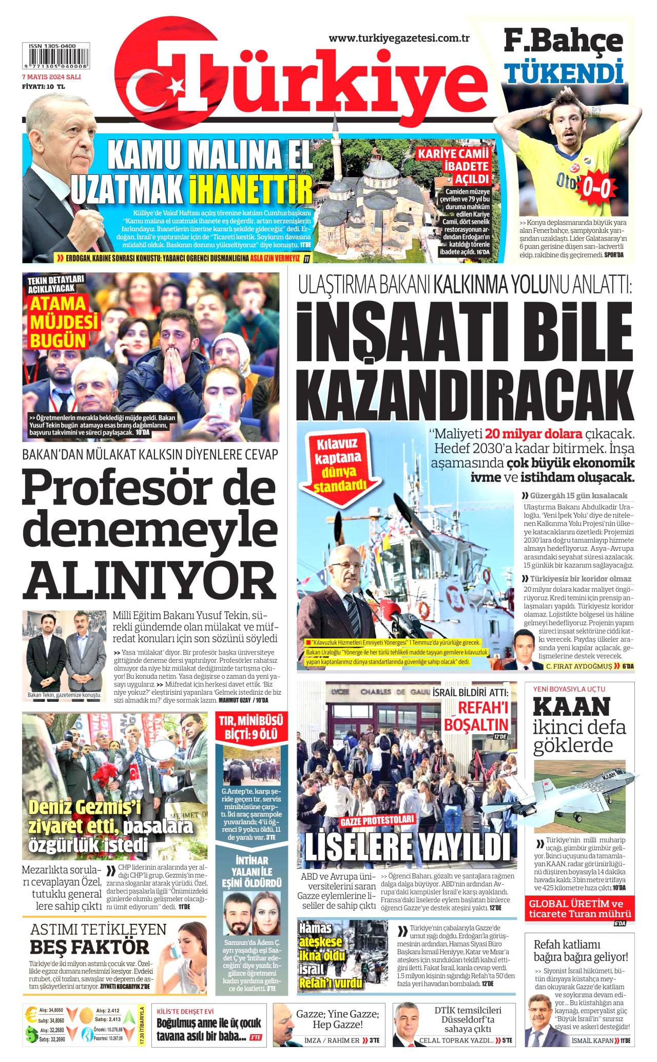 Türkiye gazetesi oku