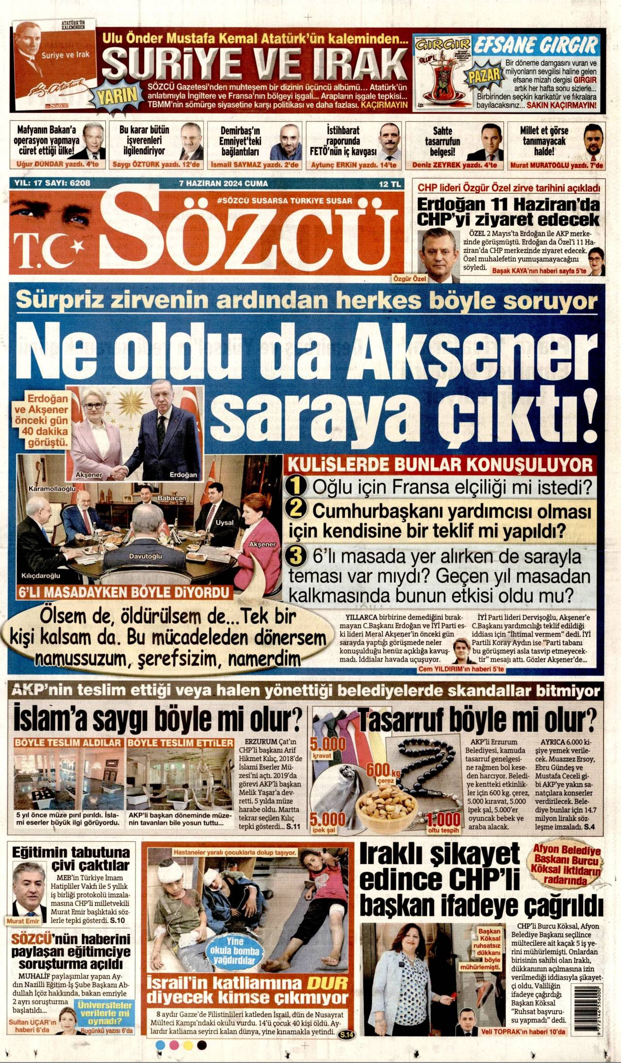 Sözcü Gazetesi Manşetleri, Gazeteler