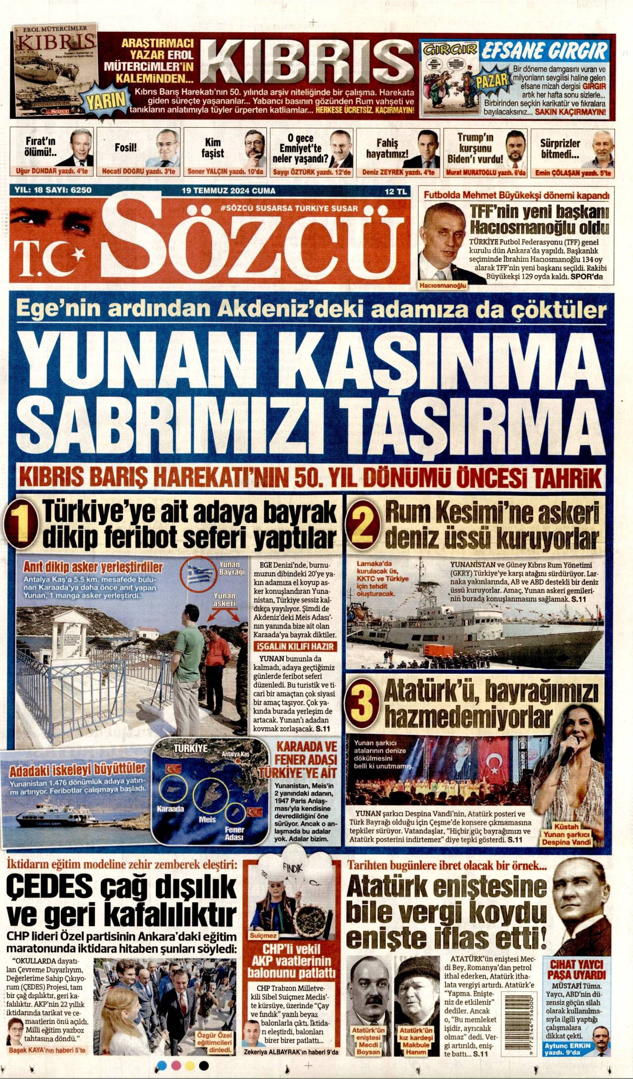 Sözcü Gazetesi Manşetleri, Gazeteler