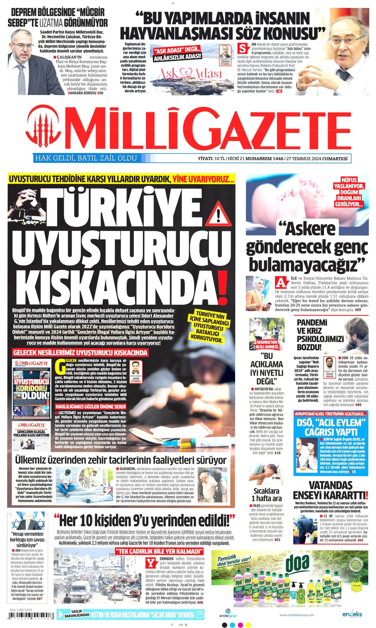 Milli Gazete gazetesi oku