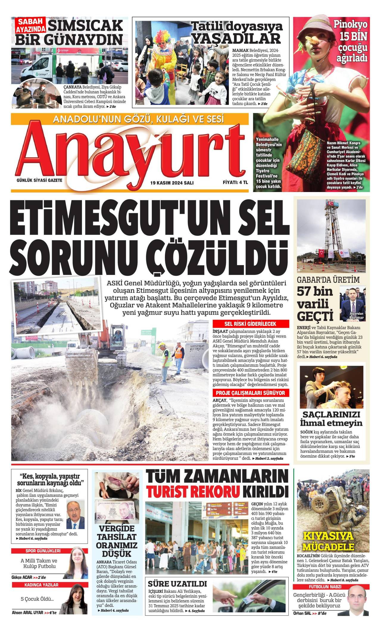 Yurt Gazetesi Manşeti