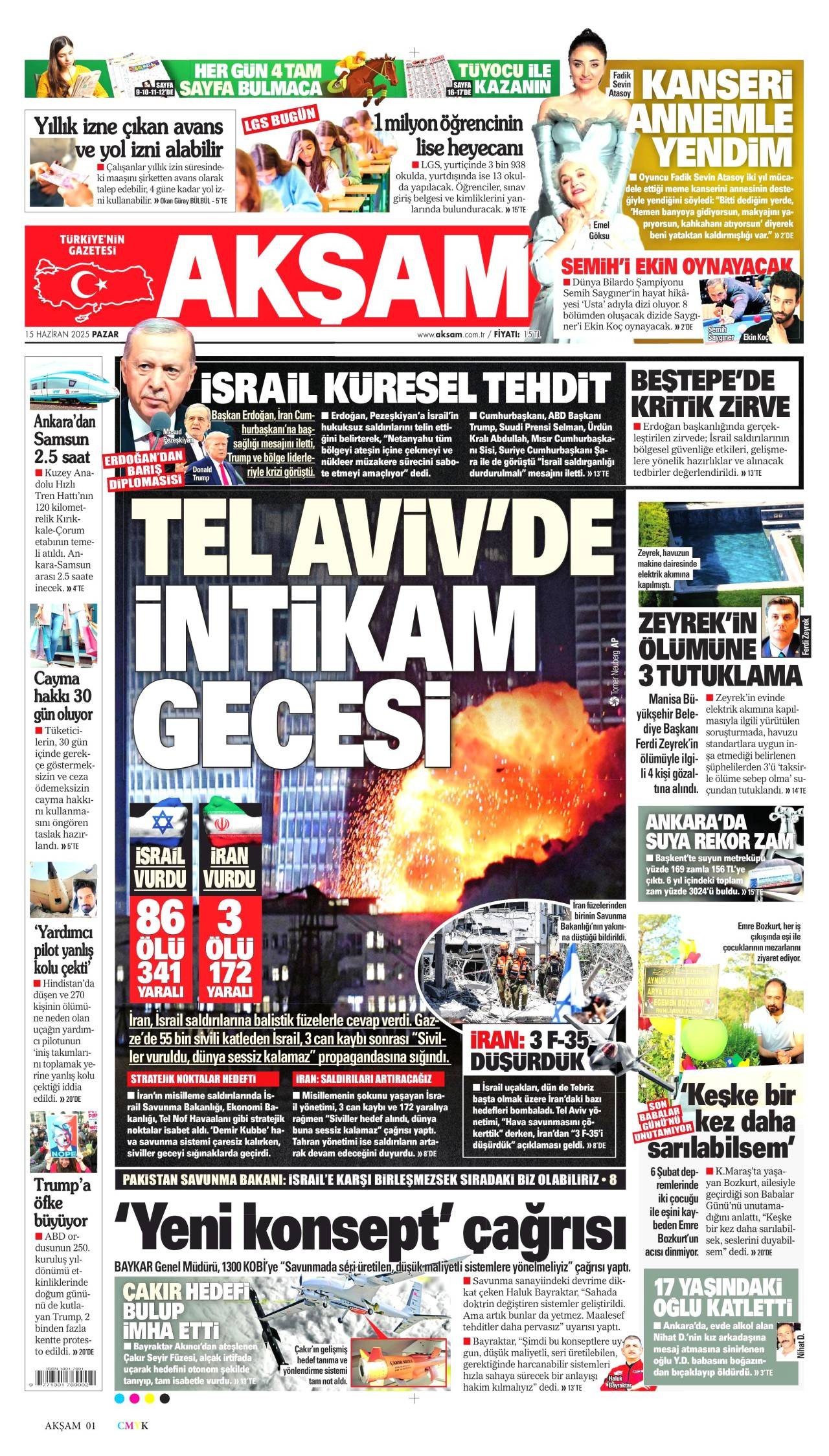 Akşam gazetesi oku