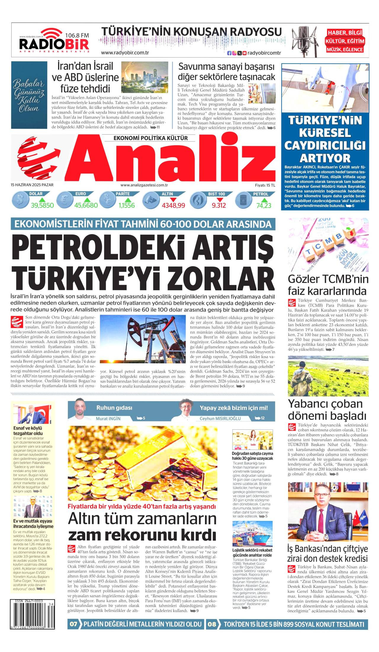 Analiz gazetesi oku