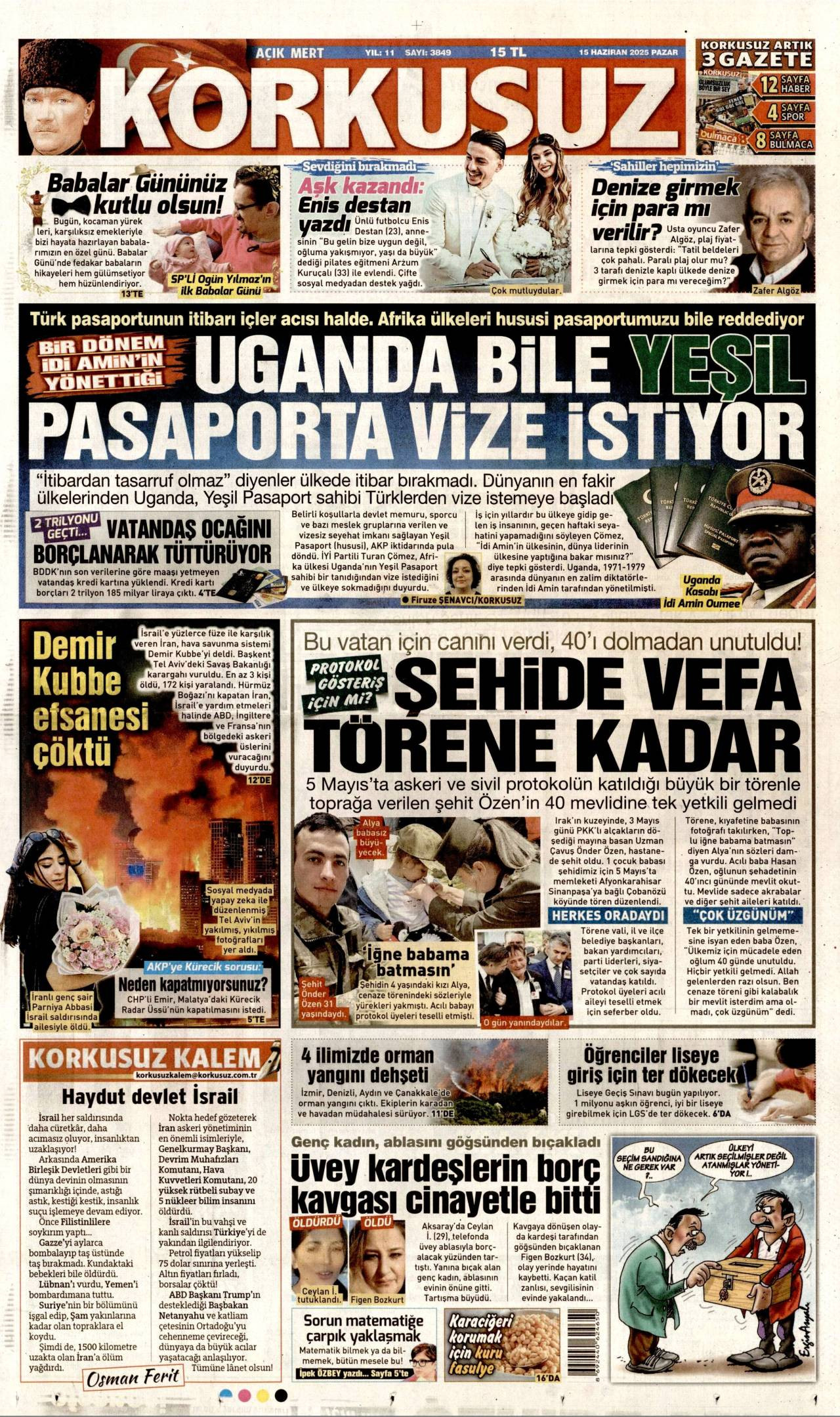 Korkusuz gazetesi oku