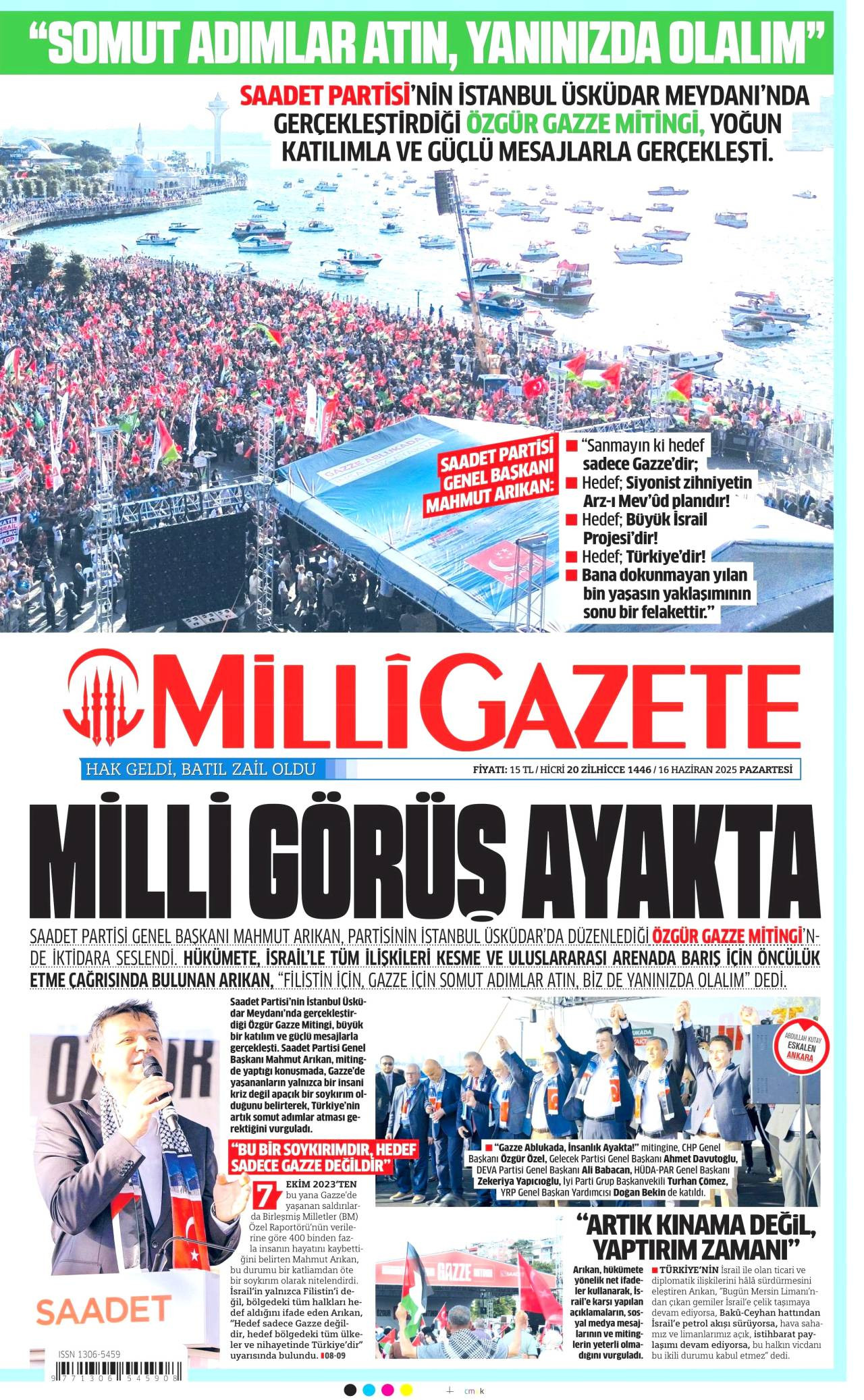 Milli Gazete gazetesi oku