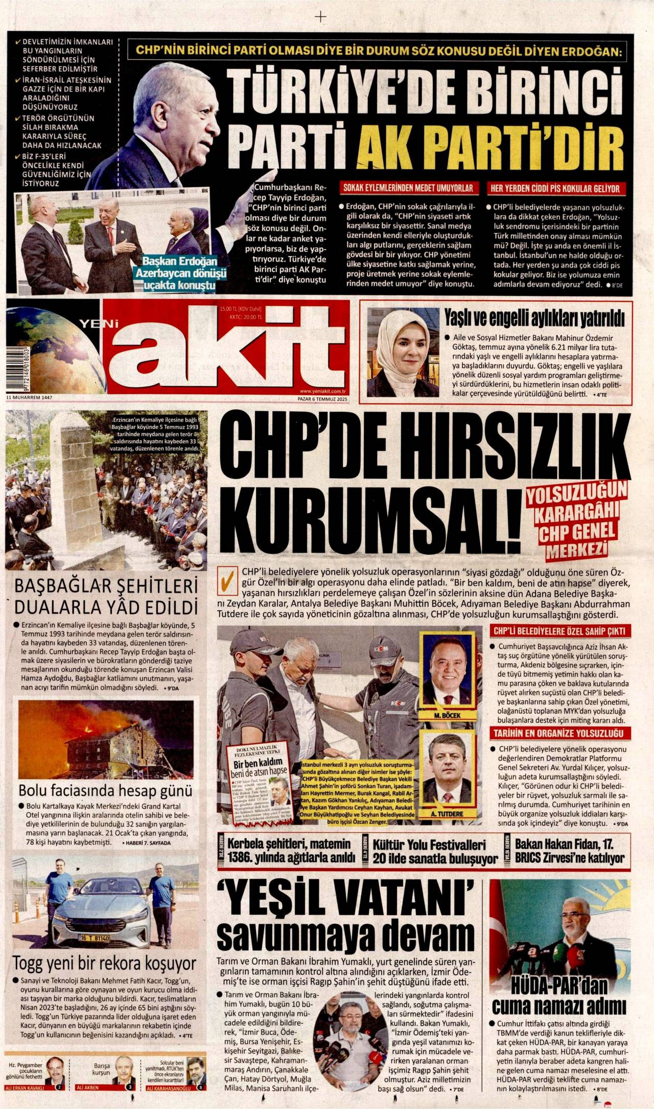 Yeni Akit gazetesi oku