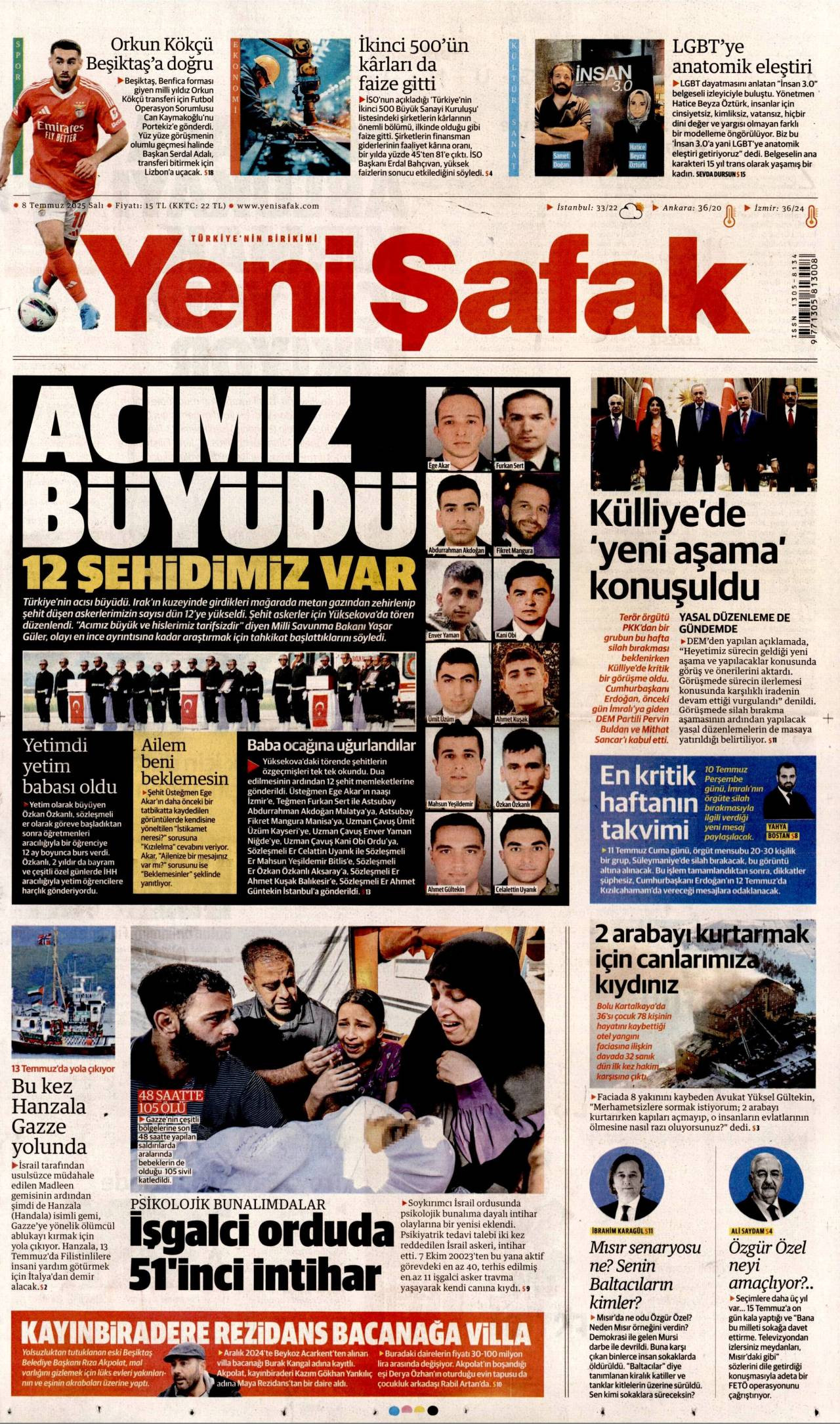Yeni Şafak gazetesi oku