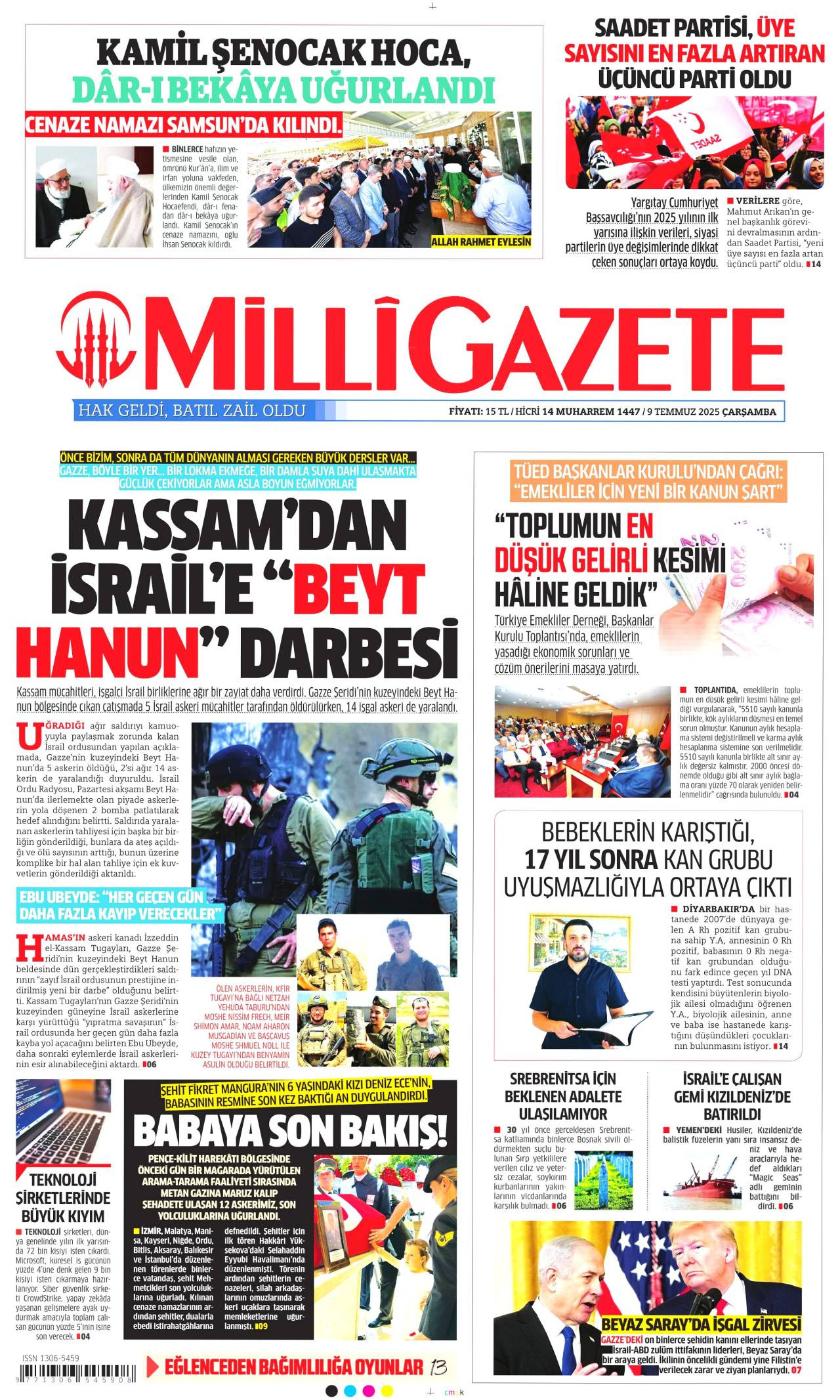 Milli Gazete gazetesi oku