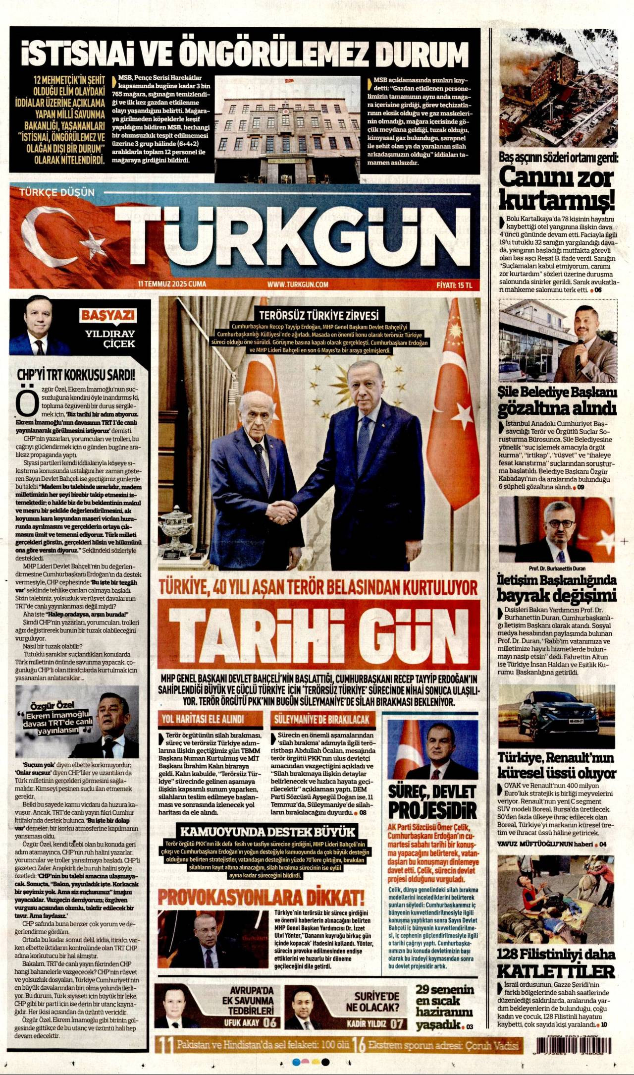 Türkgün gazetesi oku