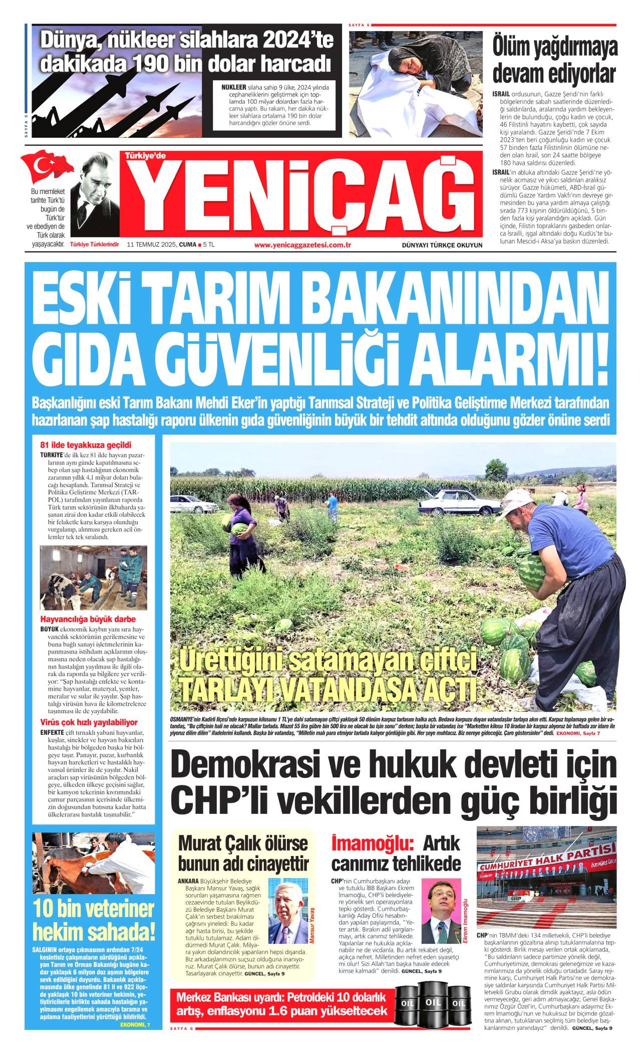 Yeniçağ gazetesi oku