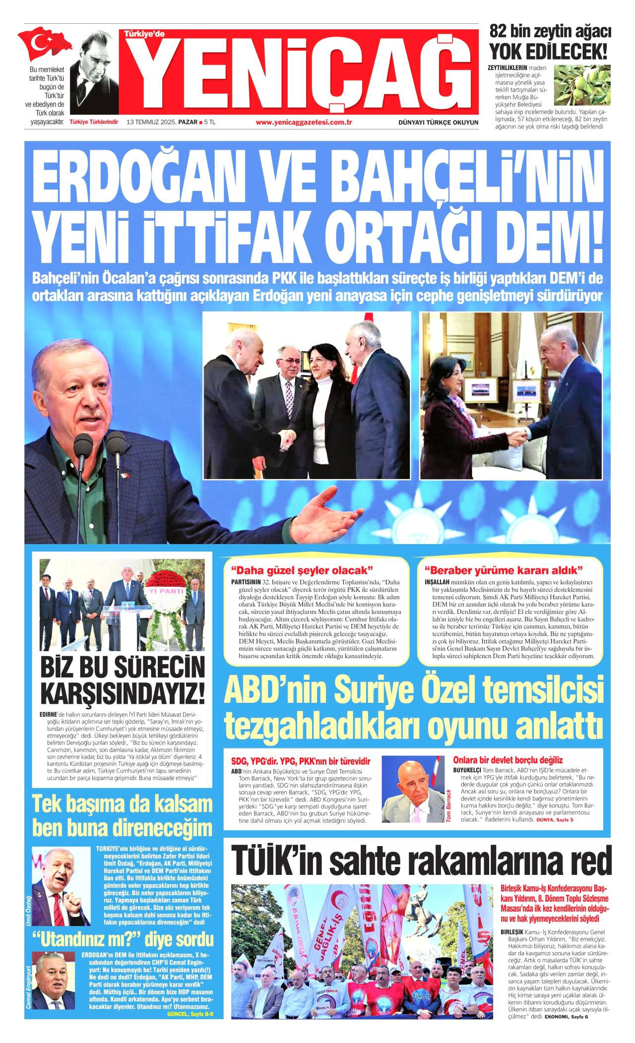 Yeniçağ gazetesi oku