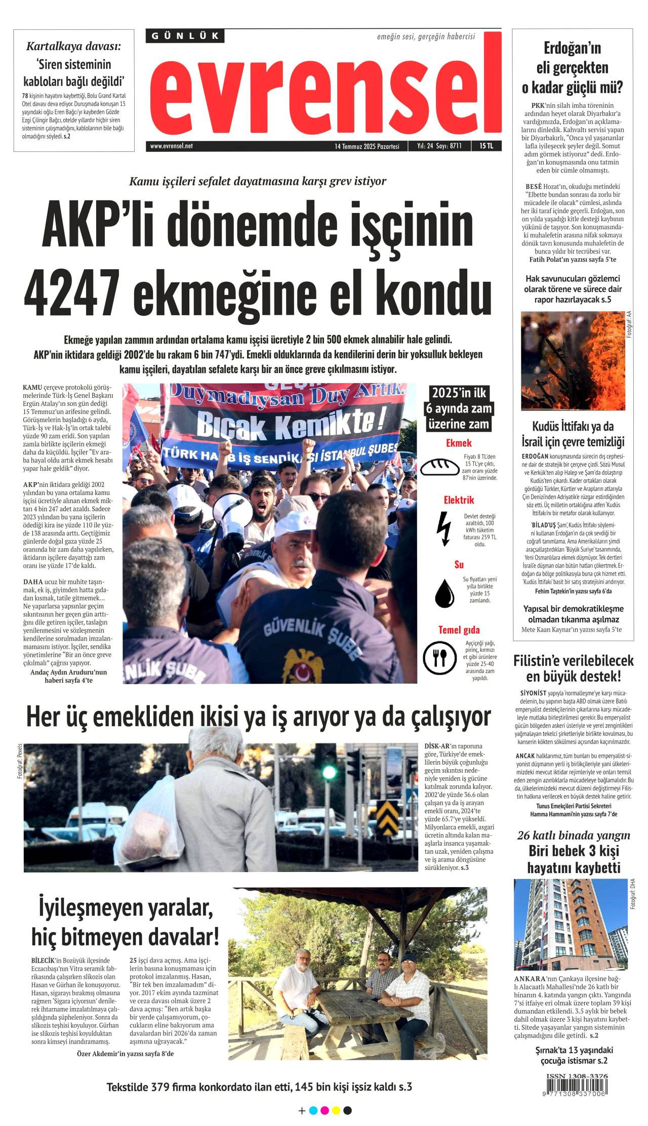 Günlük Evrensel gazetesi oku