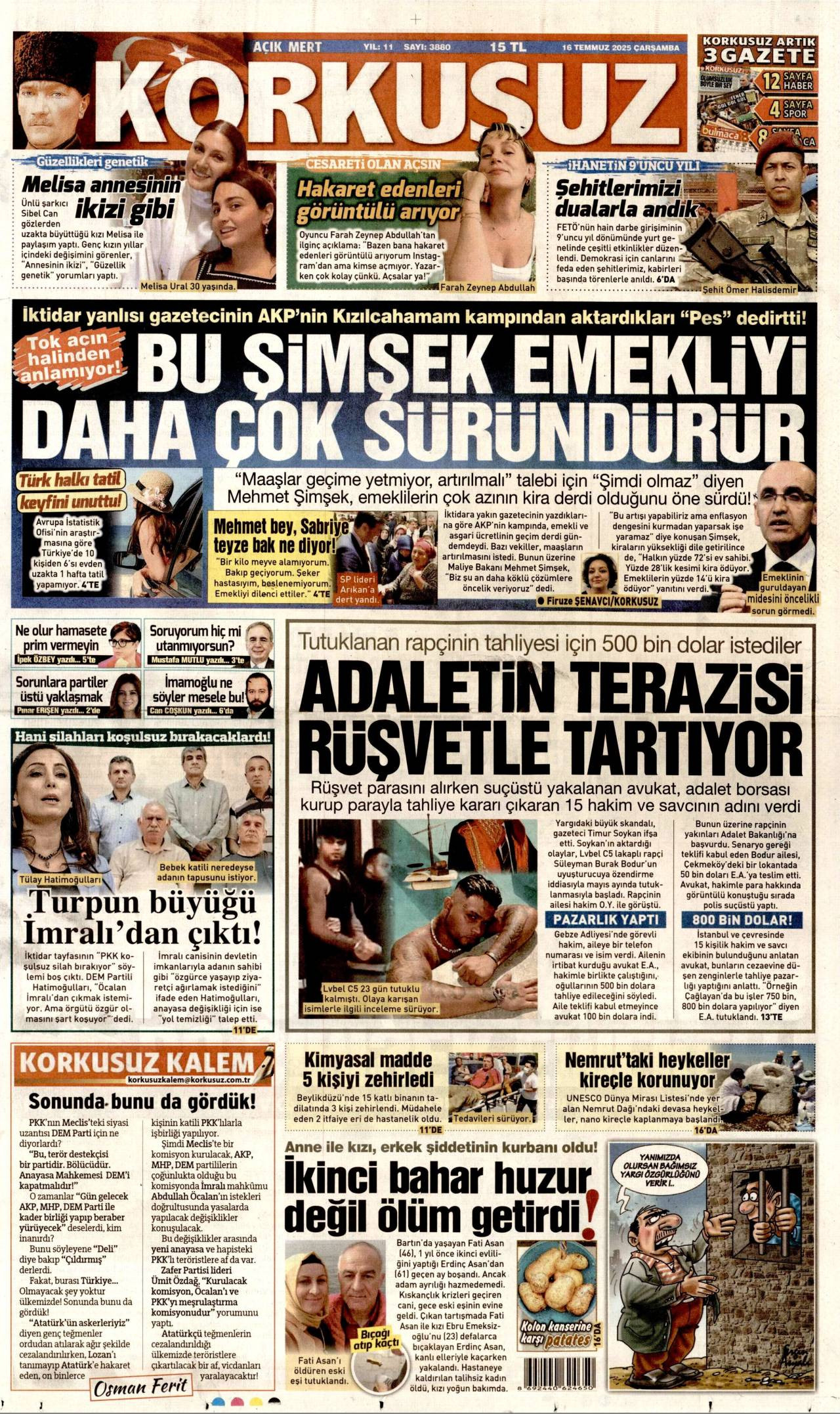 Korkusuz gazetesi oku